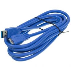 Кабель Ningbo micro USB 3.0 B (m) USB A(m) синий 3м