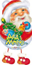 Развивающая игрушка Азбукварик 01539-5 Ладушки Дед Мороз