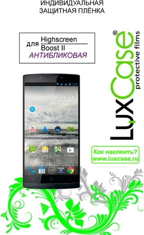 Защитная пленка для мобильного телефона LuxCase для Highscreen Boost 2 / Boost 2 SE антибликовая
